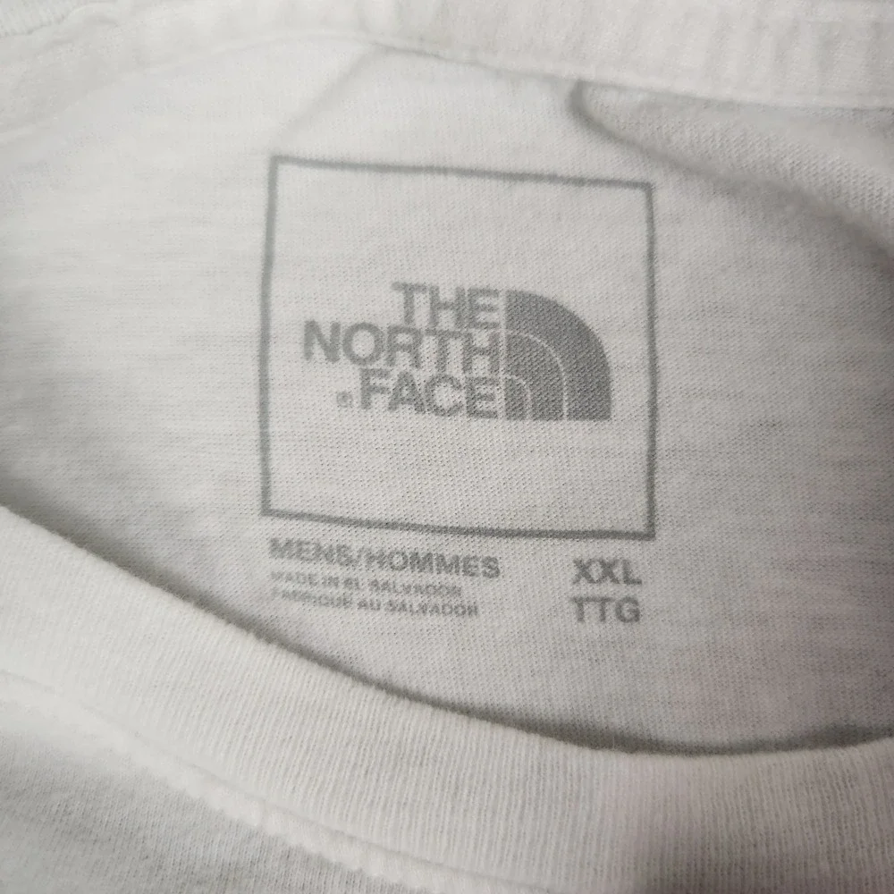 The North Face Never Stop Exploring T-Shirt Mens 2XL White Graphic Print Cotton‎
